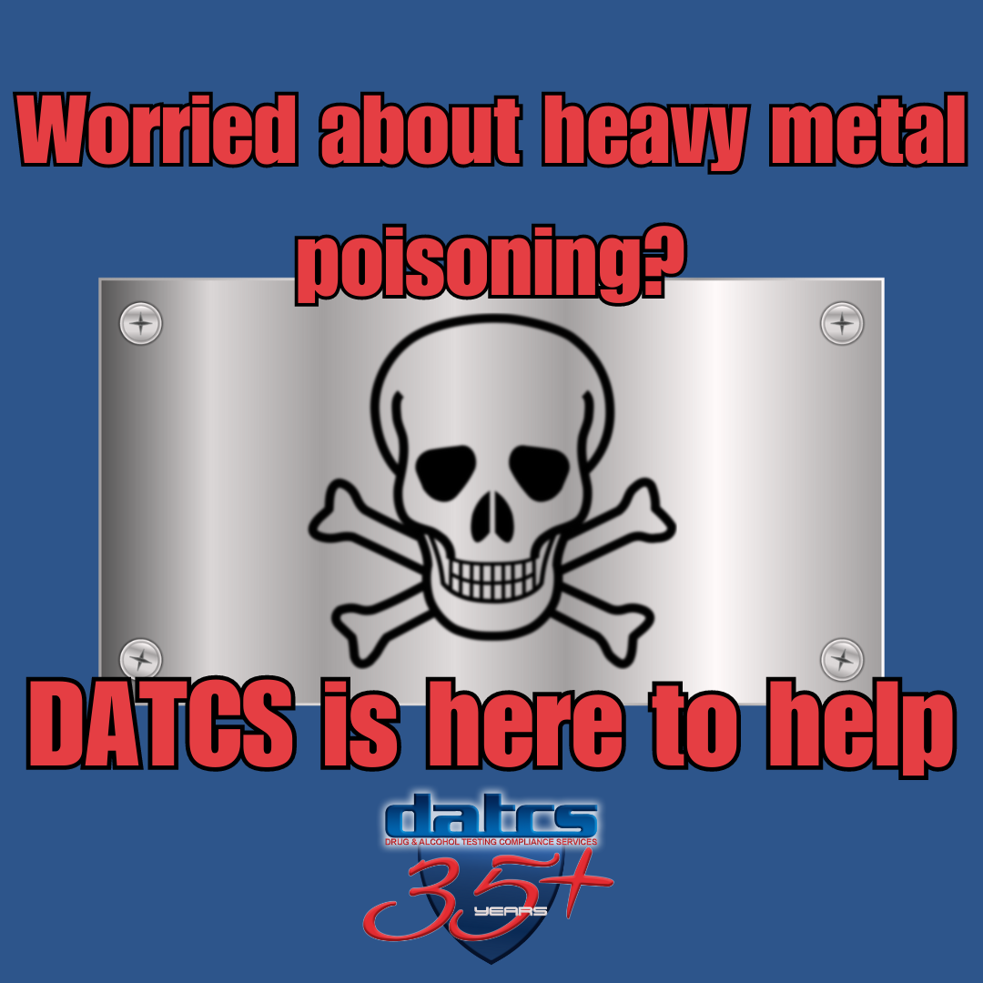 Worried about heavy metal poisoning