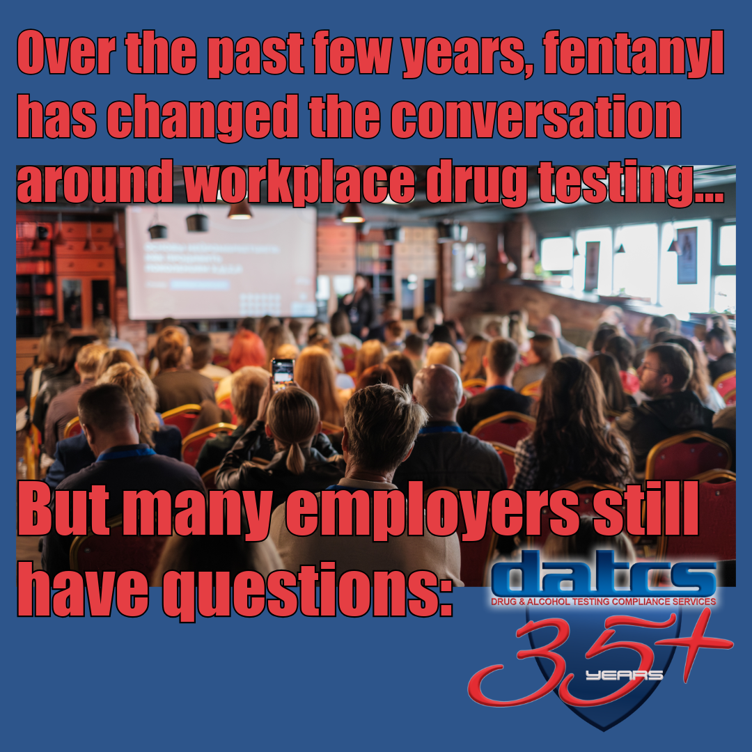 Employer reviewing workplace drug testing policy regarding fentanyl screening and workplace safety